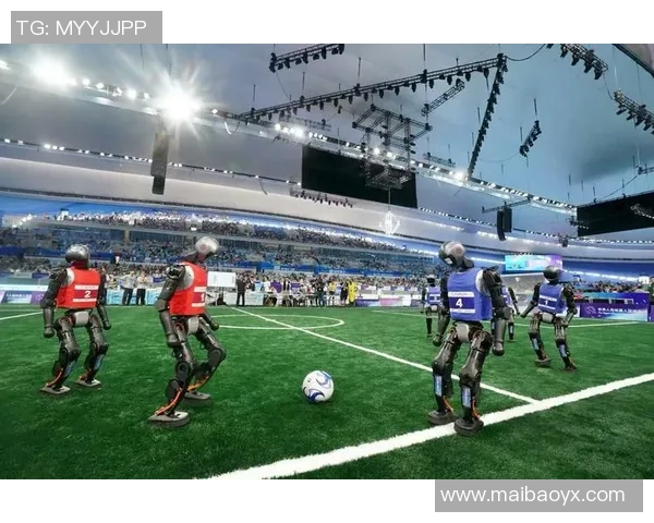 足球明星与足球机器人共舞绿茵场科技与运动的完美结合